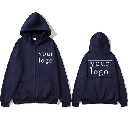 Men Women DIY Zipper cardigan hoodie 2025 New Fashion Your Own Design Brand Logo/Picture Personalized Custom Anywhere