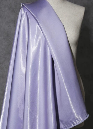 Tessuto Satinato Liquido Lucido di Lusso Riflettente Effetto Galassia per Abiti da Sposa e Design di Abiti alla Moda