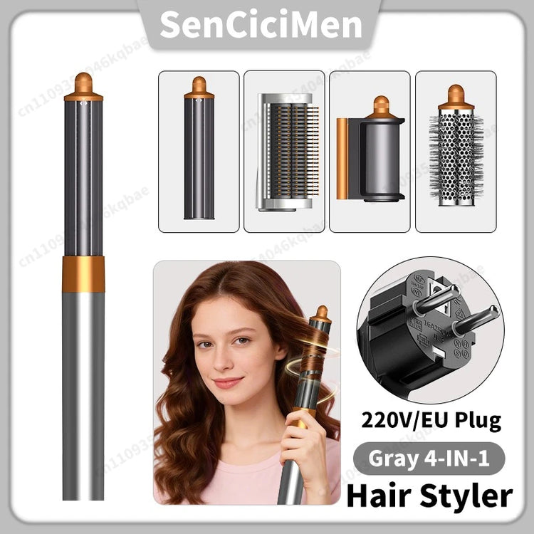Sencicimen 6 IN 1 Multi Hair Styler Dryer Brush Negative Ion Air Styler for Auto-Wrap Curling Hair Styling Tools Hair Dryer Set