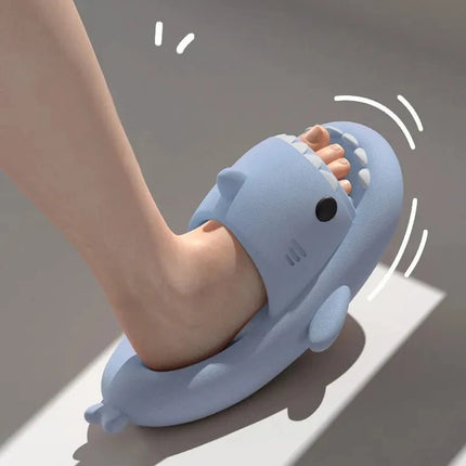 Pantofole da squalo nuovo stile donna estate carino infradito in EVA uomo antiscivolo scivoli da esterno per interni ragazze ragazzi scarpe da spiaggia sandali - platinumshop