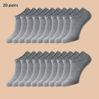 20 Pairs Grey / Taglia Unica
