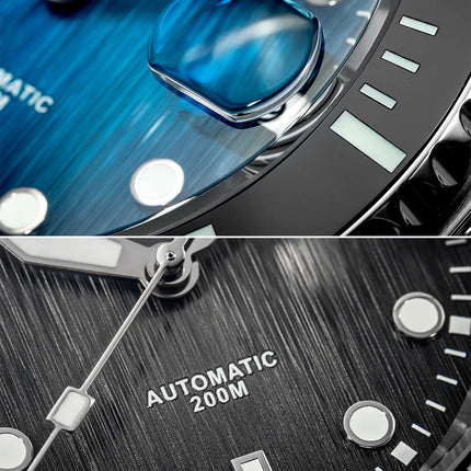 ADDIESDIVE Hot Selling Men's Automatic Watch Sapphire Glass 200m Waterproof Watch BGW9 Night Light Classic Men's Watch AD2536