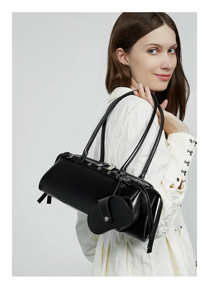 YANATARI underarm cowhide Genuine leather handbags women vintage shoulder bag female  luxury bag high quality long bag