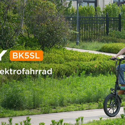 Bicicletta elettrica HITWAY, E-Bike pieghevole, Bici da città, Batteria al litio 36V/13Ah, Autonomia elettrica fino a 35-90 km