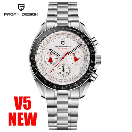 Nuovo Orologio da Uomo PAGANI DESIGN Golden Moon 2026, Orologio al Quarzo di Lusso, Cronografo Sportivo, Vetro Zaffiro AR, Impermeabile, Regalo platinumshop