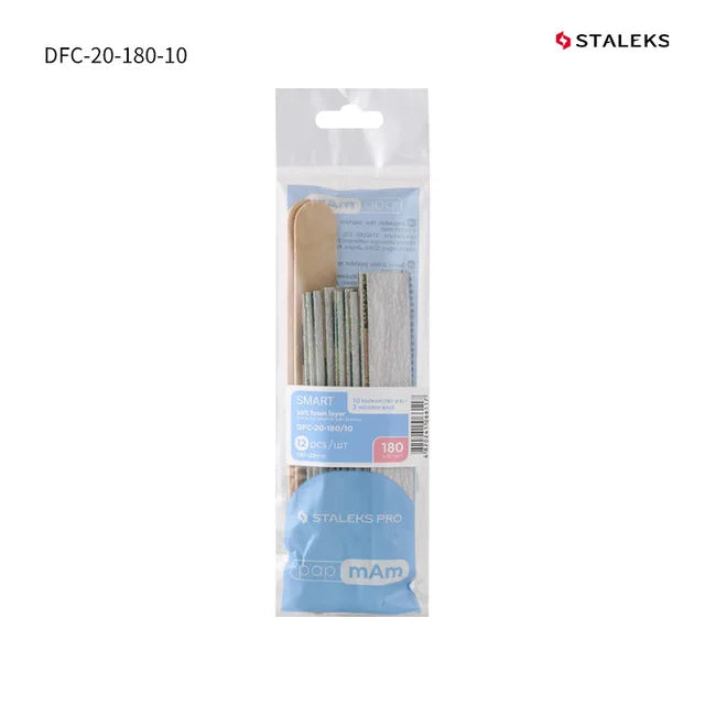 STALEKS Disposable Nail Sponge Polishing Bar Wood Plate Manicure Polishing Frosted Strip Buffing Sanding Nail File Makeup Tools