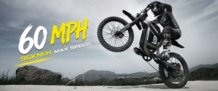 COSWHEEL R19 Bicicletta Elettrica 72V 40AH con Batteria al Litio, E-bike da Montagna per Adulti 9000W, Ciclomotore Elettrico da Uomo, E-truck da Strada