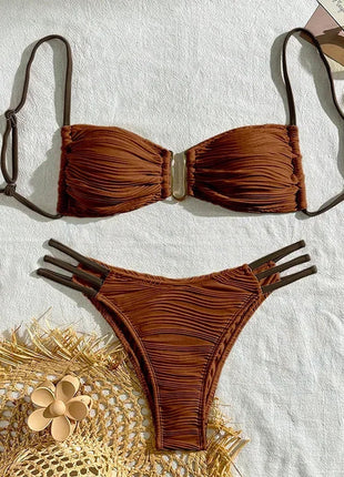 Costumi da bagno sexy da donna, bikini push-up, abbigliamento da spiaggia femminile, set bikini brasiliano PlatiNum