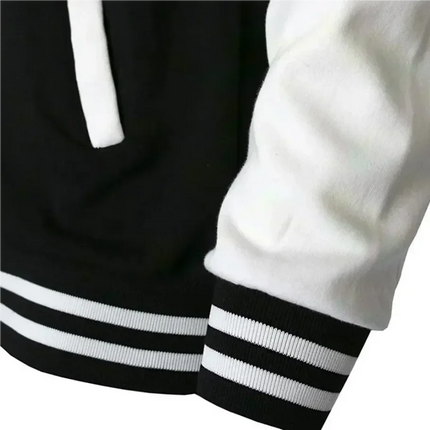 American Men's Personalized Baseball Jersey Autumn and Winter Out Sports Jogging Jacket Korean Fashion Casual Couple Jacket