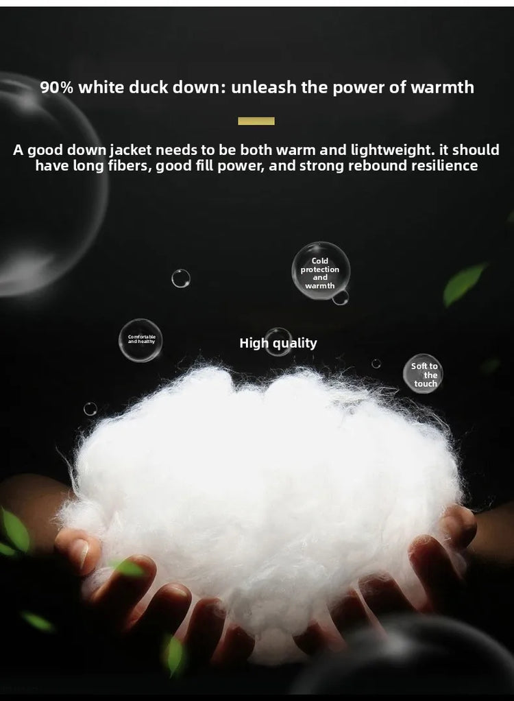 90 New Standard Down Jacket - Men's and Women's Matching Down Vest, Warm Coat, Sleeveless Down Jacket Workwear Coat