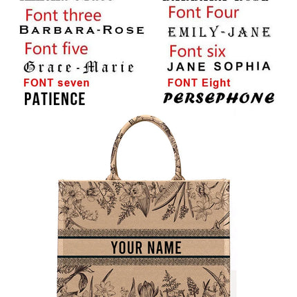 New 2026 Women's Personalized Tote Bag, Printed Canvas Handbag, Large Capacity Beach Bag