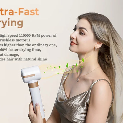 UKLISS 7 in 1 Hair Dryer Brush Set, Air Styler with Curling, Straightening, Volumising Attachments