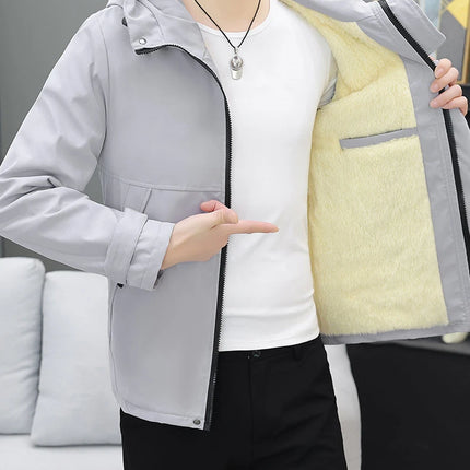 Men's Autumn/Winter Jackets New Arrived Trendy Brand Couple Jacket Men's Women's Handsome Casual Hooded Work Jacket Coat