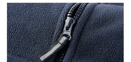 2025 New Winter Sportswear Set Mens Retro Training Thick Fleece Jacket + Pants Two Piece Set Casual Ski Running Tracksuit Suit