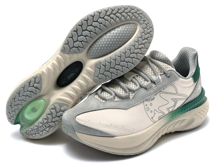ONEMIX Scarpe da corsa comode e ammortizzanti da uomo, leggere, traspiranti, morbide, elastiche, casual, versatili, scarpe sportive PlatiNum