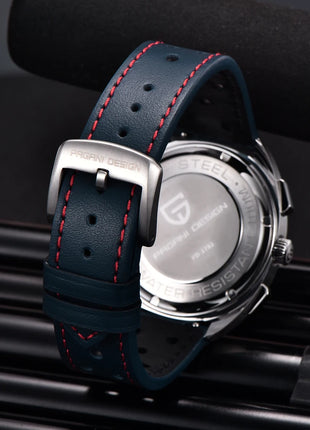 Orologio da uomo di lusso retrò 2026 PAGANI DESIGN Cronografo sportivo al quarzo VK63 con zaffiro AR impermeabile e cinturino in pelle