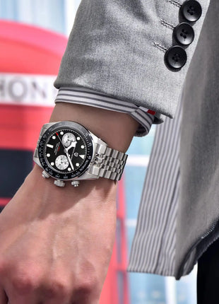 Nuovo Orologio da Uomo PAGANI DESIGN BB Panda 2026, Orologio al Quarzo di Lusso Retrò, Cronografo Sportivo da Polso, Impermeabile 100M, Luminoso