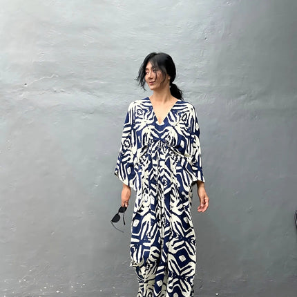 Abiti caftano da donna con scollo a V, costume da bagno estivo, copricostume caftano, abiti da spiaggia maxi taglie forti platinumshop