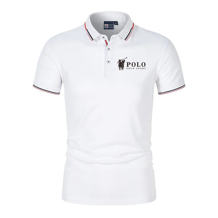 Men's Premium Summer Polo Shirt, Quick Dry, Breathable, Casual, Business Fashion, Sporty, Short Sleeve, Men's Apparel