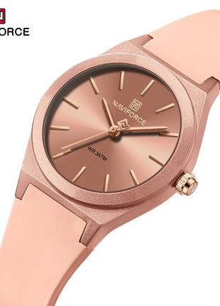 NAVIFORCE 2025 Orologi moda donna Orologio al quarzo Sport Cinturino in silicone Orologi da polso da donna Orologio semplice Regalo relogios feminino platinumshop