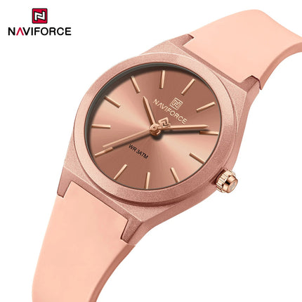 NAVIFORCE 2025 Orologi moda donna Orologio al quarzo Sport Cinturino in silicone Orologi da polso da donna Orologio semplice Regalo relogios feminino platinumshop