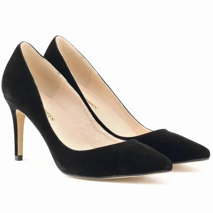 Tacchi alti Décolleté classici Tacchi a spillo da donna Punta ponited sexy Moda Ufficio Festa Matrimonio rosso Comfort femminile Scarpe da festa da donna platinumshop