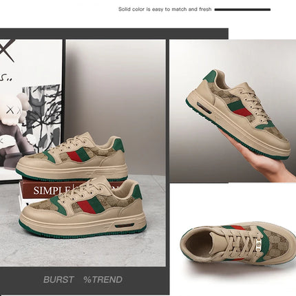 2026 Couple Style Board Shoes Retro All Comfortable Street Fashion Shoes Non-slip Wear Outdoor Casual Board Shoes