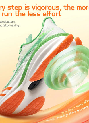 ONEMIX Scarpe da corsa da uomo in stile nuovo classico Scarpe sportive stringate da uomo Scarpe da ginnastica da jogging estive all'aperto Scarpe da ginnastica in rete PlatiNum