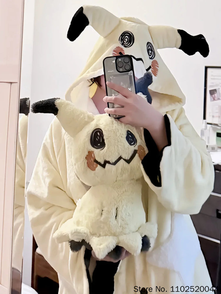 Mimikyu Cosaplay Costume Anime Cartoon Suit Cute Women Pajama Halloween Carnival Party Dress Cloak For Adults Gifts Customized