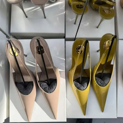 Scarpe per le donne 2026 Sandali da donna con tacco alto 9,5 cm Taglia 34-43 Scarpe da donna estive a punta di nuova moda Sandalias De Mujer