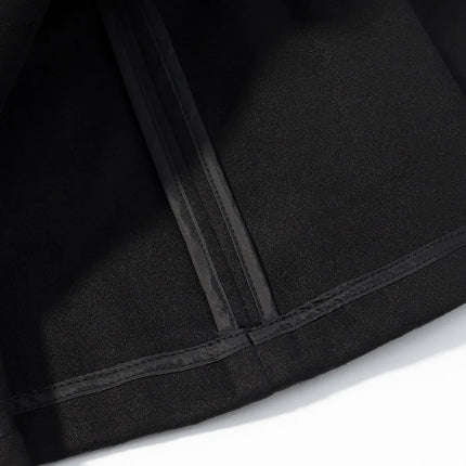 5 Colors New Autumn High Collar Woolen Cape Coat Tie Bow Sashes Long Bat Sleeve Front Buttons Cloak Shawl Jacket Loose Outerwear