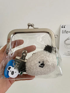 Borse Ita da donna trasparenti giapponesi Y2k Estetica All Match Star Print Fashion Ins Borsa sotto le ascelle Borse a tracolla dolci Kawaii