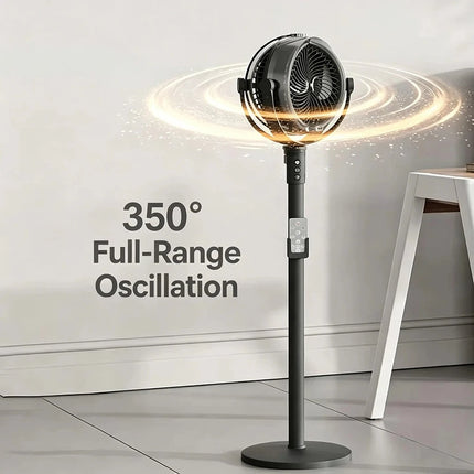 3 in 1 telecomando intelligente umidificatore ventilatore da pavimento ventila circolatore piedistallo supporto ventilatore regolabile in altezza 4 velocità condizionatore d'aria