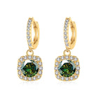JoyceJelly 1ct GRA Certified Moissanite Earrings For Women 18 Color VVS D Solid Sterling Silver 925 Plated 18K Gold Fine Jewelry PlatiNum