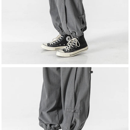 Pantaloni da uomo caldi di vendita autunno stile cinese pantaloni larghi larghi vintage moda uomo pantaloni lanterna con coulisse Harajuku solidi