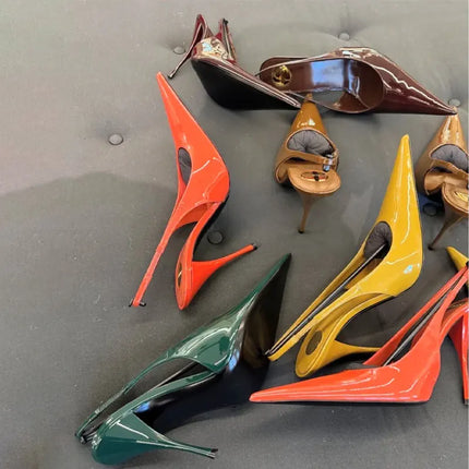 Scarpe per le donne 2026 Sandali da donna con tacco alto 9,5 cm Taglia 34-43 Scarpe da donna estive a punta di nuova moda Sandalias De Mujer
