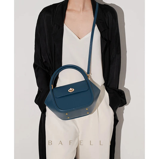 BAFELLI NUOVO 2025 Borsa da DONNA INVERNO LANA FASHION BENTO DA Sera IN PELLE STILE ORIGINALE BRAND DI LUSSO SCHEDA CASUALE