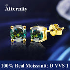 SZ Gold - Green / 2ct(6.5mm)x 2pcs-box