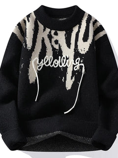 2024 High End Knitted Sweater Luxury Cashmere Sweater Men Korean Harajuku Mens Christmas Jumper Thick Warm Pullover Sweaters Man