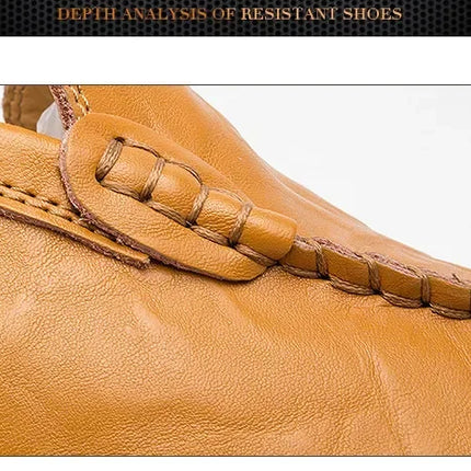 Scarpe da Uomo Casual in Pelle, Mocassini di Design, Slip-on, Scarpe da Barca di Alta Qualità, Chaussure Homme