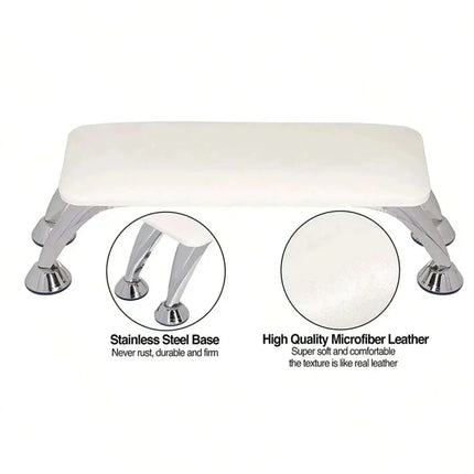 High Quality Professional Large Nail Armrest Arm Pillow PU Leather Microfiber Leather Nail Lamp Nail Pillow