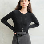 Round Neck-Grey / L