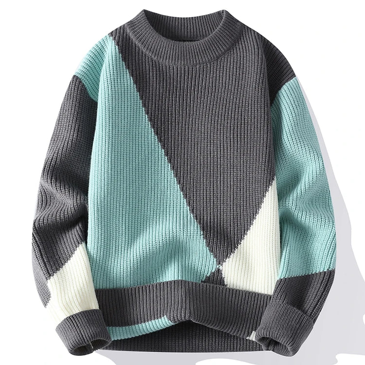 Pull Homme New Winter Top Grade Luxury Handsome Pullover Men Korean Harajuku Mens Christmas Sweaters Thick Warm Sweater Man
