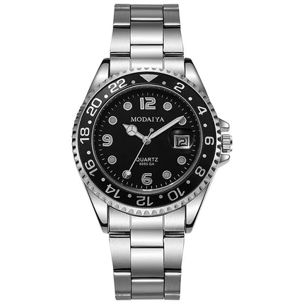 Orologi da uomo alla moda con data Orologio sportivo casual di lusso di fascia alta Orologi da polso classici da uomo al quarzo da lavoro in acciaio inossidabile platinumshop