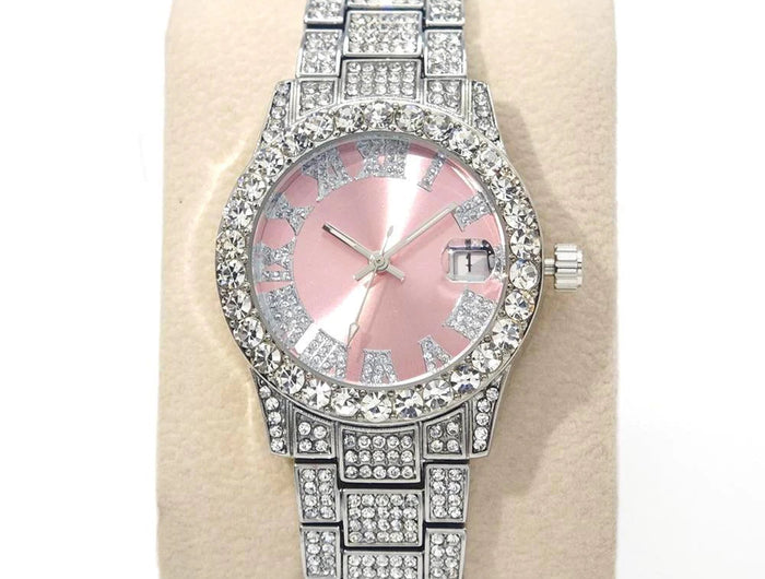 Orologio da Donna UNIGUET di Lusso alla Moda, Elegante Quadrante Piccolo con Diamanti Rosa, Mini Orologio da Polso al Quarzo Bling-Bling da Donna, Regalo platinumshop