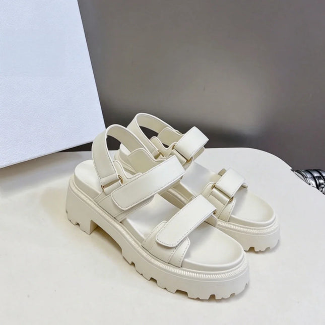 Women's High Heel Summer Sandals, New Sizes 35-42, Versatile Casual Shoes, Fashionable and Refined Style