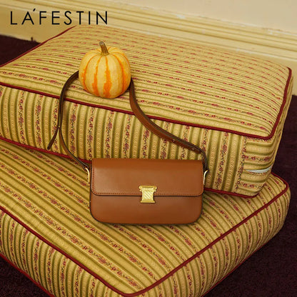LA FESTIN Original Brand New Shoulder Crossbody Bag Handbag Women Leather Bag Small Square Bag Ladies Designer Fashion Bags