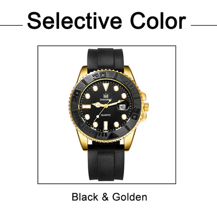 Orologio moda uomo orologio Casual Montre Homme Business Men orologio al quarzo calendario Green Water Wok Ghost Sport orologio da polso da uomo platinumshop