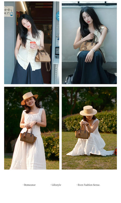 LA FESTIN Original Brand Women's Bag Shoulder Bag Leather Handbag 2025 New Dumpling Bag Fashion Crossbody Bag Lady Wallet