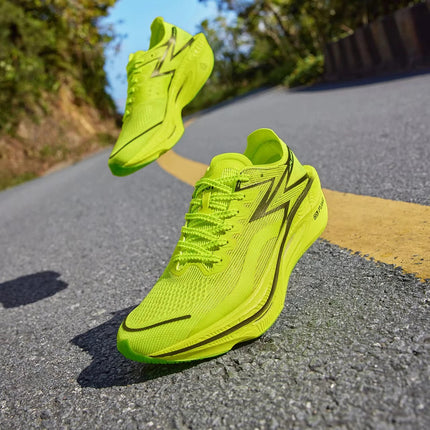 361 Degrees FLAME 3.0 Men Women Running Shoes Carbon Plate Racing Rebound Stable Breathable Wear-resistant Sneakers 672412207 PlatiNum